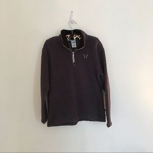 PINK New Sherpa Quarter Zip